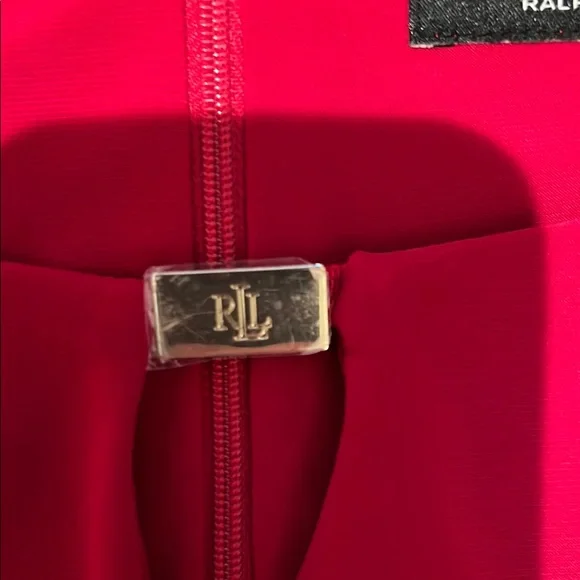 Ralph Lauren Classy Red Dress NWT - Picture 3 of 4